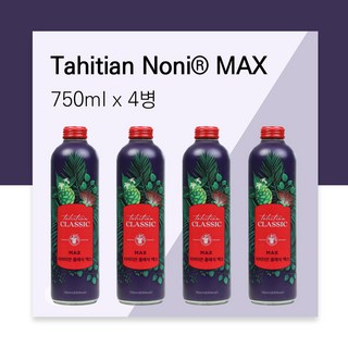 맥스노니주스4병 타히티안 모린다 노니선물, 750ml, 4개, 4개