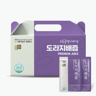 네오보감 식품기술사 김종관's 노루궁뎅이버섯도라지배즙, 80ml, 30개