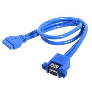 USB 3.0 A 암 2 포트 마더 보드 케이블