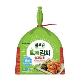 풀무원 톡톡 총각김치 2.5kg 1개 1세트, 4세트