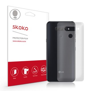 스코코 LG X6 2019 무광 후면 외부보호필름 2매, 1개