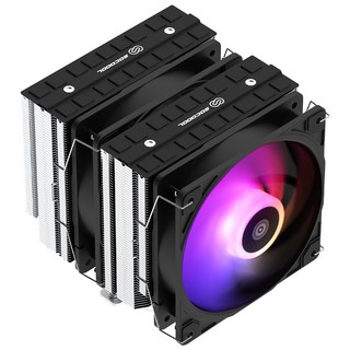 쓰리알시스템 Socoool CPU 쿨러 RC-1800 Quiet 솔더링 BLACK, 1개