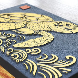 돌잇스 돌조각 부적 장수거북 석재조각 (15x10cm), 장수거북 석재조각 2, 1세트