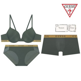 게스 GUESS 자가드 골드밴디드 커플속옷세트 GCWBR741BP741DR741DGR 151168