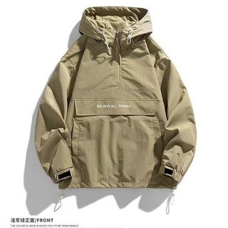 스노보드 스키복 하프 지퍼 재킷 남성 청소년 풀오버 후드 작업 야외 방풍