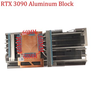 EVGA GeForce RTX 3070 울트라 게이밍 비디오 카드호환 알루미늄 블록 방열판 냉각, 03 RTX 3080, 01 Black, 01 없음 RGB, 1개