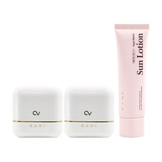 KAHI 가히 캐비어 선스틱 2개+아쿠아 쉴드 선로션(선크림), 1개