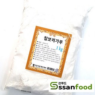 찰보리가루 1kg, 1개