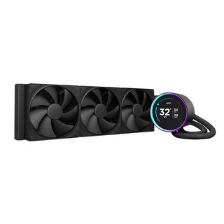 NZXT KRAKEN ELITE V2 360 블랙 CPU 쿨러 수랭쿨러, 1개