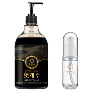 별하수 헛개수원액 + 디스펜서펌프 + 선물끈 + 선물박스, 850g, 1세트