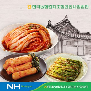 한국농협김치 포기김치3kg+총각김치3kg+파김치1kg, 1세트