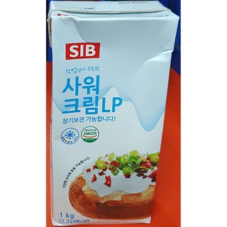 사워크림(선인 냉장 1kg) 업소용 샤워크림 소스, 1개, 1kg