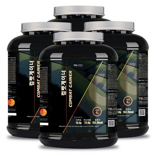[4통 이상 구매 시 BCAA 본품 1통 증정] 단백질 보충제 벌크업 컴뱃 게이너 4kg 대용량 프로틴 쉐이크 단백질 파우더 웨이프로틴