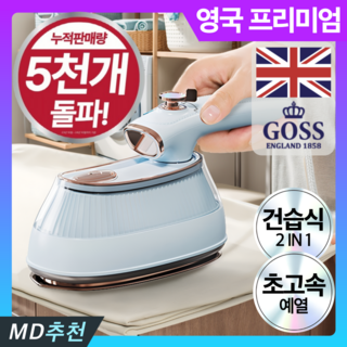 영국 프리미엄 고속예열 스팀다리미