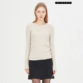 시슬리 트윙클 저지 골지 티셔츠 SATSA1511