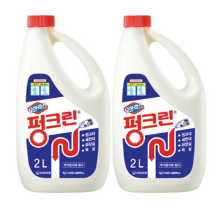 유한양행 펑크린 멀티액션 배수구 세정제, 2L, 2개