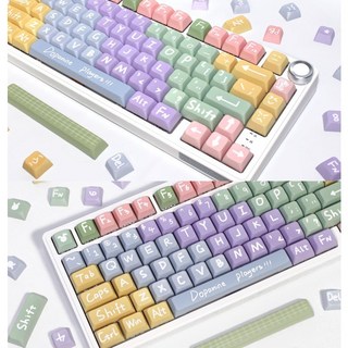 프라홈 XDA V2 기계식 키보드 PBT 염료승화 키캡, 파스텔도파민