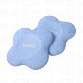 요가 무릎 팔꿈치 패드 다용도 쿠션 요가매트 홈트 미니쿠션, 블루, 1개