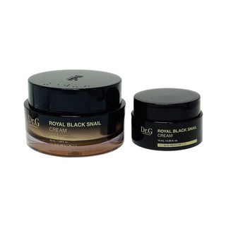 닥터지 로얄 블랙 스네일 크림 50ml 1개+15ml 1개 미백 주름개선 피부영양, 1개