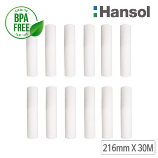 바이메리 한솔정품 팩스용지 210mm / 216mm / 15M / 30M 감열지 팩스기용지 BPAFREE/B, 12롤 감열팩스용지216