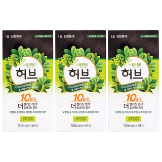 옻안타는 텐텐허브 천연 한방염색약