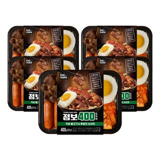 [랭킹닭컴] 잇메이트 점보 400 도시락 직화불고기&후랑크소시지, 5개, 400g