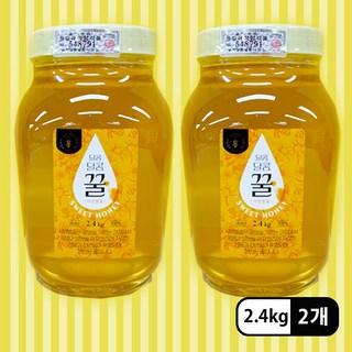 동화양봉 사양벌꿀, 2.4kg, 2개