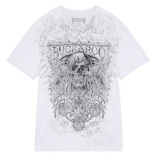 남성 30수 BONE R넥 티셔츠 (B222TS394P) 1372980