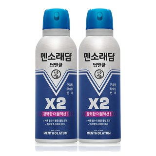 멘소래담 딥앤쿨 에어로솔 스프레이파스 150ml, 1개입, 2개