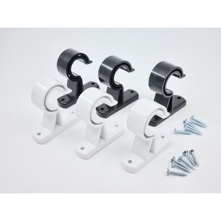커튼봉 봉브라켓 25mm, 화이트