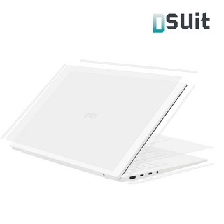 LG 그램 Pro 17Z90TP에 투명 외부 보호필름 커버를 씌운 모습