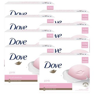 도브 뷰티 크림 바 비누, 90g, 48개 도브비누 9 도브 핑크 뷰티바 클렌징 비누, 90g, 8개