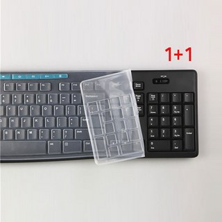 로지텍 호환 K260 K270 MK275 MK295 실리콘 키스킨, 2개, 투명