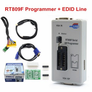 RT809F ISP LCD 프로그래머 IC 테스트 클립 및 어댑터 포함, KB9012/1.8V 케이블, EDID 포함된 RT809F RT809F ISP LCD 프로그래머 IC 테스트 클립 및 어댑터 포함, KB9012/1.8V 케이블, EDID 포함된 RT809F