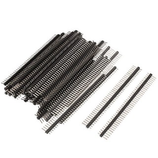 분리형 핀 헤더 아두이노 프로토 타입 쉴드용 40 핀 2.54mm 직선 단일 행 수 헤더 커넥터 60, 1개