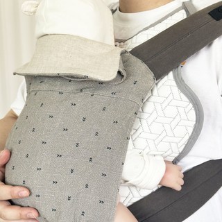 쭈니네 아기 태열 땀띠 아기띠 냉감 에어패드, 그레이, 기본, 그레이