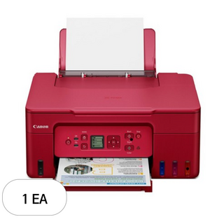 캐논 무한 잉크젯 무선 복합기 G3972, G3972(레드)