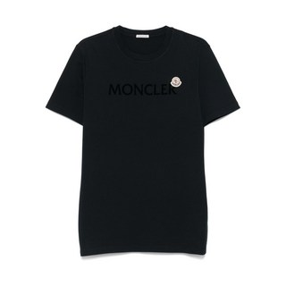 몽클레르 로고 아플리케 티셔츠