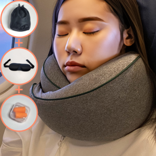 리빙미미 여행용 기내용 목베개 목쿠션 휴대용 메모리폼 여행 기내 승무원 상품 이미지
