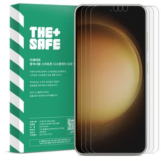 더 세이프 갤럭시 S23 고품질 저반사 지문방지 액정보호필름 3P 정렬가이드툴 간편부착, 3개