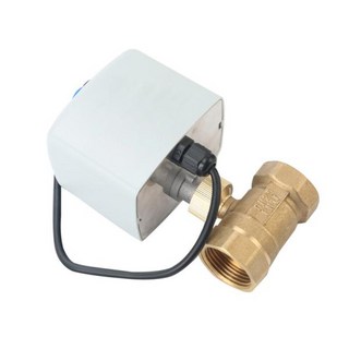 배관밸브 황동 전동 볼 밸브 큰 토크 금속 모터 3 선 2 제어 AC24V AC220V DC12V DC24V 1/2, 1-1/4" _12VDC | CR02, [05] 1-1/4", [02] CR02, 4) 1-1/4" - 12VDC - CR02