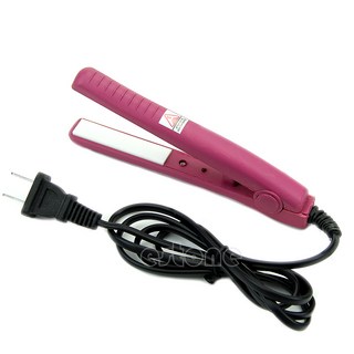NEW 핫 미니 휴대용 블랙 핑크 블루 세라믹 철모 고데기 컬러, 1.Pink CN, 핑크색