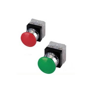 [성호제어기기] SHPR 비상정지 푸쉬버튼 스위치 PR30E-1 (30mm, 녹색) 자동 복귀, 1개 비상 정지 스위치