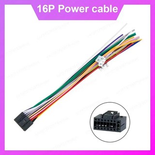 안드로이드 올인원 배선 범 GPS 4G 와이파이 안테나 ISO 전원 USB RCA 마이크 하이 퀄리티 구리 코어 자동, 11 16P Power Cable, 01 빠른