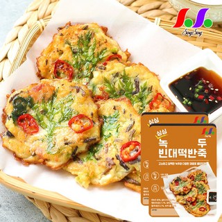 싱싱 녹두 빈대떡 반죽 1kg, 2개