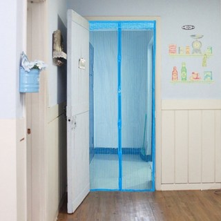 마그네틱 문 모기장 자석방충망
