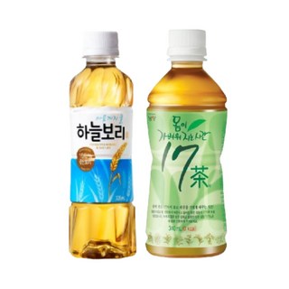 [한번에먹자쇼핑몰] 차 음료 2종 혼합 325~340ml 10개씩 / 남양 몸이 가벼워지는 시간 17차 340ml 10개 + 웅진 하늘보리 325ml 10개 / 총 20개, 340ml, 10개
