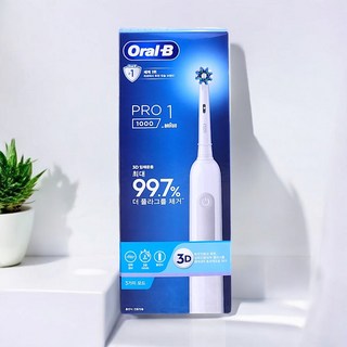 오랄비 프로 1000 3D 충전식 전동칫솔