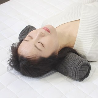 즐잠 메밀베개 편백나무 경추베개 낮은 경추목베개 디스크 거북목베개 일자목 원형, 1개, 원형(피그먼트/인디핑크배색)