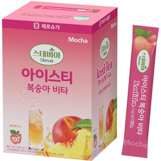 스테비아 아이스티 복숭아 100p, 5g, 100개입, 1개
